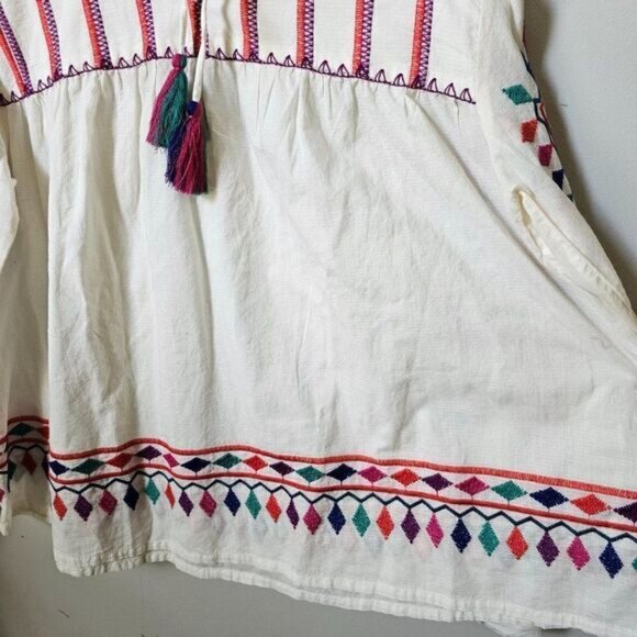 NWT FAT FACE UK BOHO EMBROIDERED TOP SIZE 12/ L & 14 /XL - Picture 4 of 16